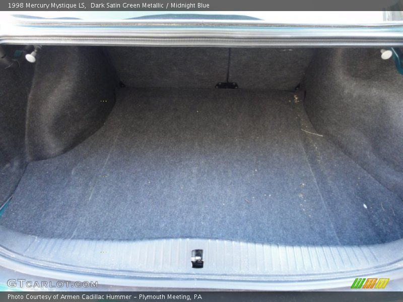 Dark Satin Green Metallic / Midnight Blue 1998 Mercury Mystique LS
