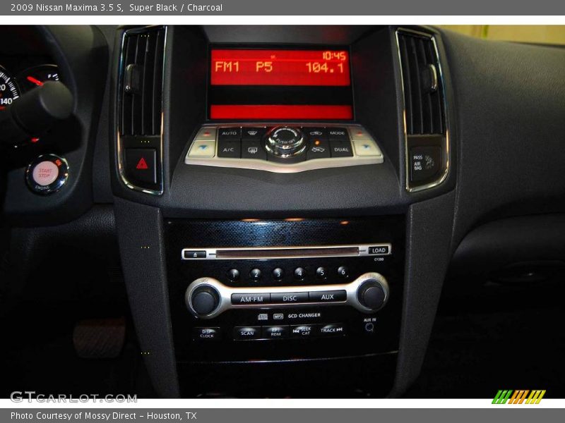 Super Black / Charcoal 2009 Nissan Maxima 3.5 S
