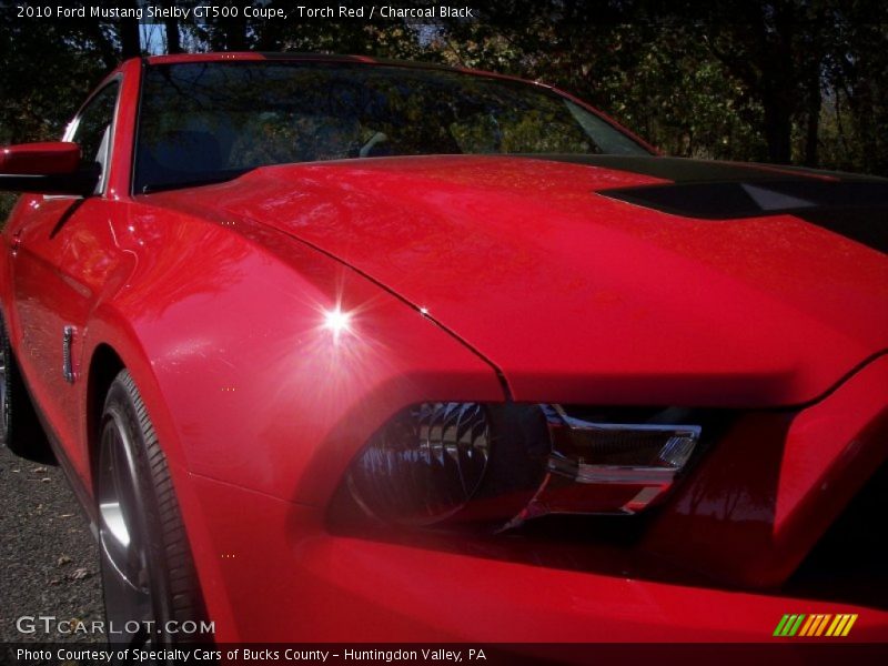 Torch Red / Charcoal Black 2010 Ford Mustang Shelby GT500 Coupe