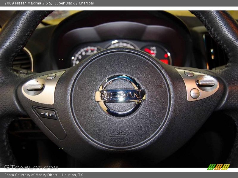 Super Black / Charcoal 2009 Nissan Maxima 3.5 S