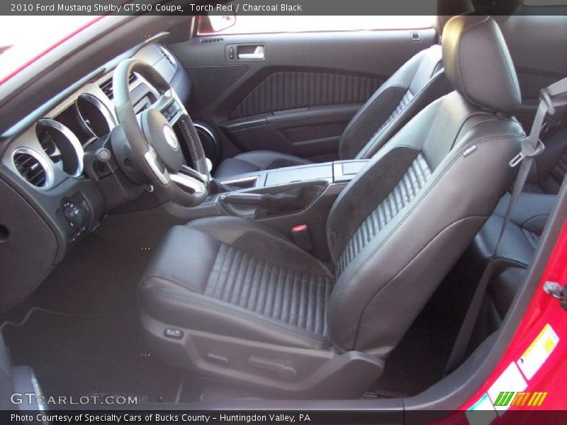 Torch Red / Charcoal Black 2010 Ford Mustang Shelby GT500 Coupe