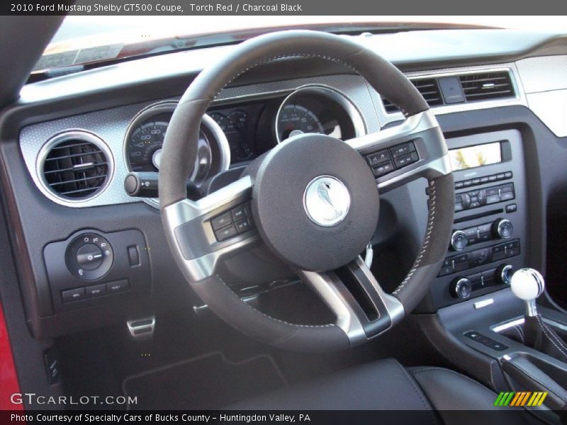 Torch Red / Charcoal Black 2010 Ford Mustang Shelby GT500 Coupe