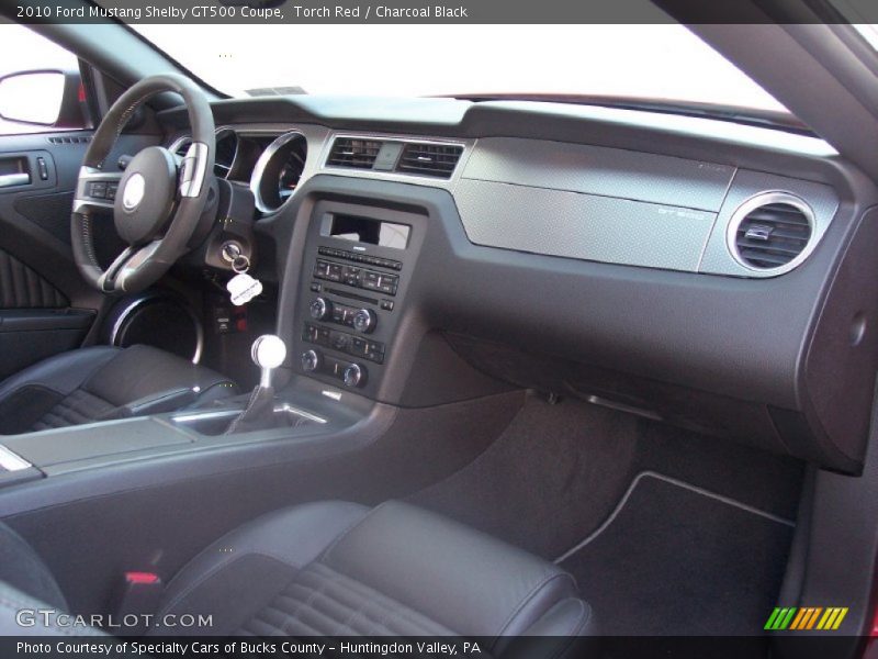 Torch Red / Charcoal Black 2010 Ford Mustang Shelby GT500 Coupe