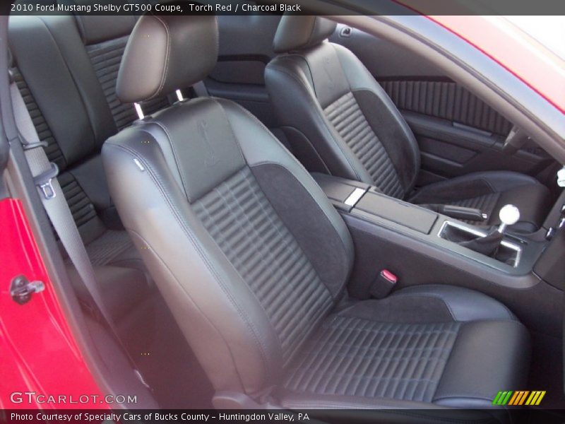 2010 Mustang Shelby GT500 Coupe Charcoal Black Interior