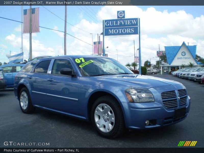 Marine Blue Pearl / Dark Slate Gray/Light Slate Gray 2007 Dodge Magnum SXT