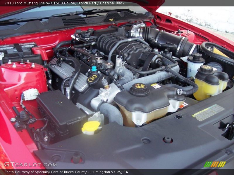  2010 Mustang Shelby GT500 Coupe Engine - 5.4 Liter Supercharged DOHC 32-Valve VVT V8