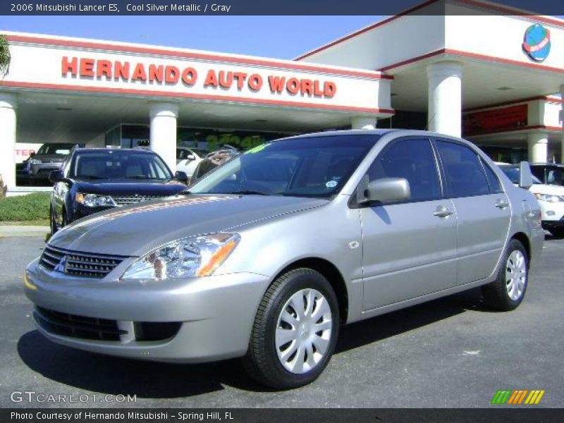 Cool Silver Metallic / Gray 2006 Mitsubishi Lancer ES