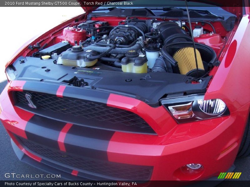 Torch Red / Charcoal Black 2010 Ford Mustang Shelby GT500 Coupe