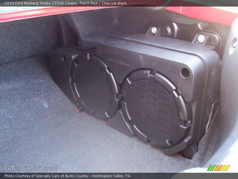 Torch Red / Charcoal Black 2010 Ford Mustang Shelby GT500 Coupe