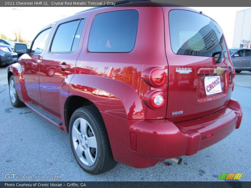 Crystal Red Metallic Tintcoat / Gray 2011 Chevrolet HHR LS