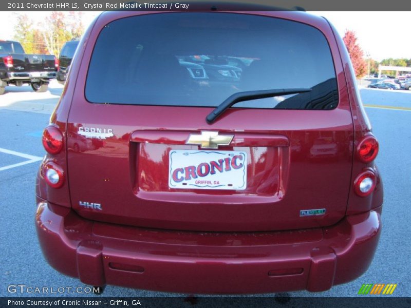 Crystal Red Metallic Tintcoat / Gray 2011 Chevrolet HHR LS
