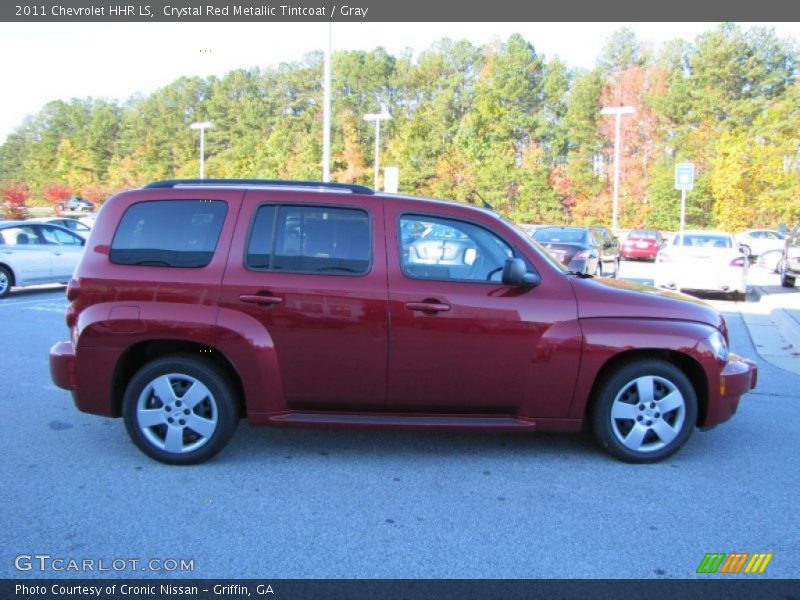 Crystal Red Metallic Tintcoat / Gray 2011 Chevrolet HHR LS