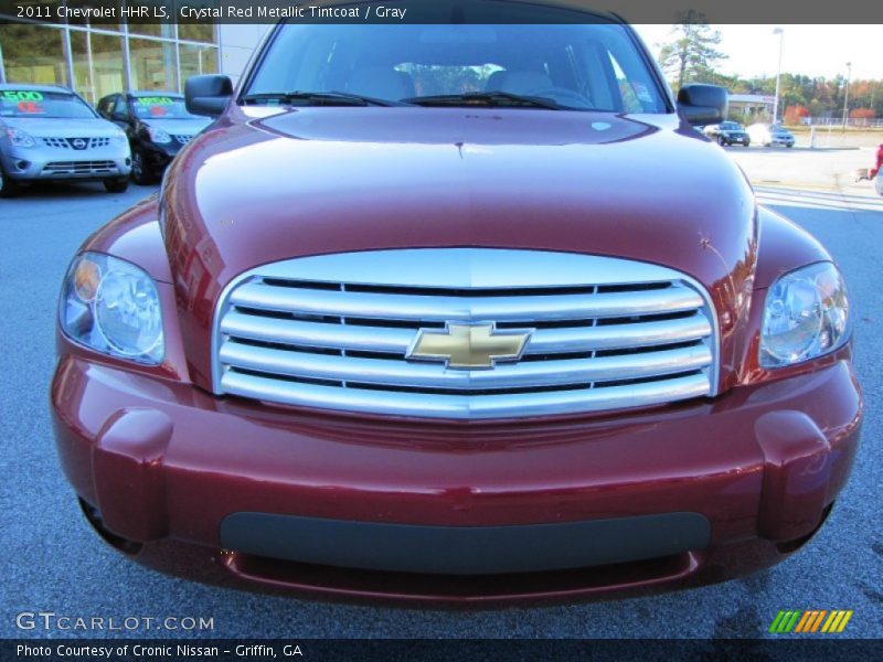 Crystal Red Metallic Tintcoat / Gray 2011 Chevrolet HHR LS