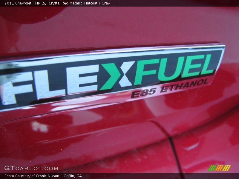 Crystal Red Metallic Tintcoat / Gray 2011 Chevrolet HHR LS