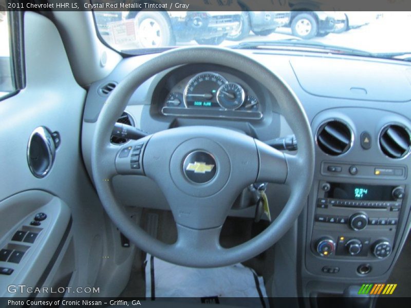 Crystal Red Metallic Tintcoat / Gray 2011 Chevrolet HHR LS