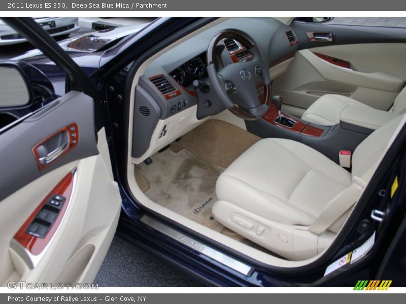 Deep Sea Blue Mica / Parchment 2011 Lexus ES 350