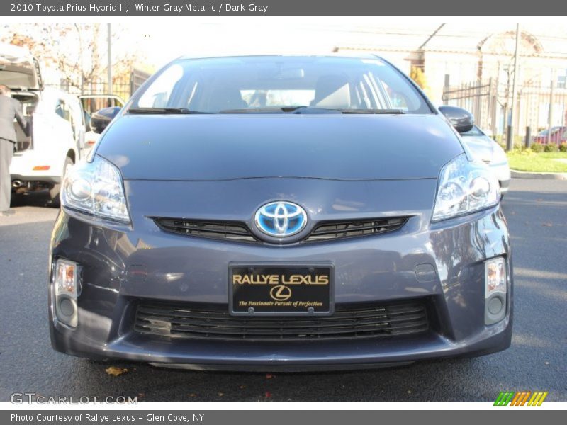 Winter Gray Metallic / Dark Gray 2010 Toyota Prius Hybrid III