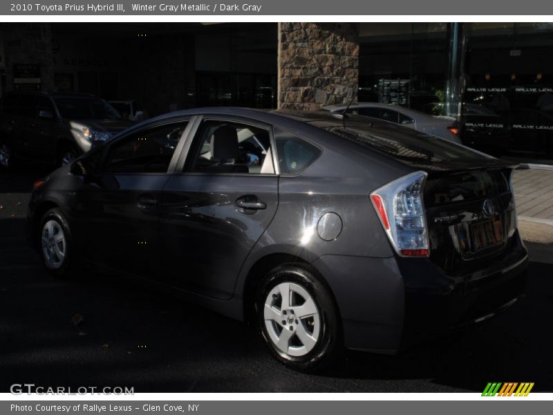 Winter Gray Metallic / Dark Gray 2010 Toyota Prius Hybrid III