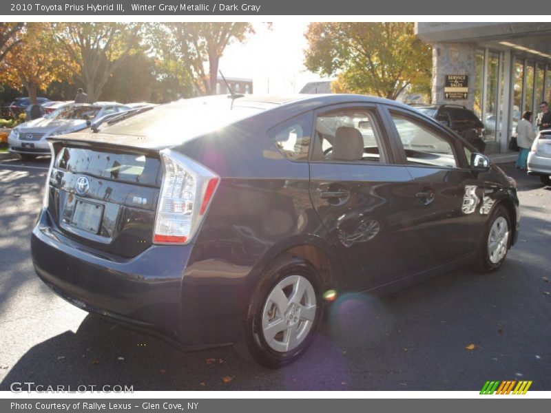 Winter Gray Metallic / Dark Gray 2010 Toyota Prius Hybrid III
