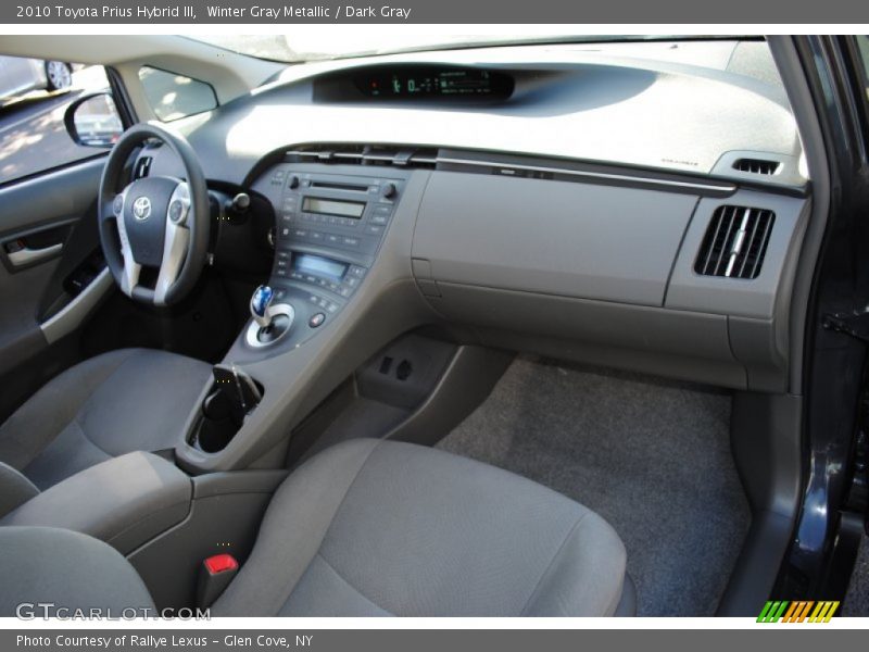 Winter Gray Metallic / Dark Gray 2010 Toyota Prius Hybrid III