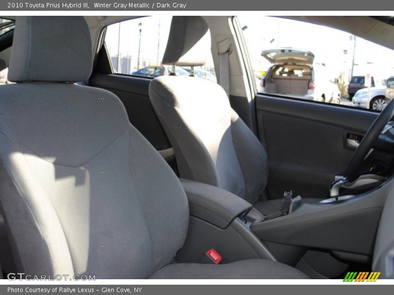 Winter Gray Metallic / Dark Gray 2010 Toyota Prius Hybrid III