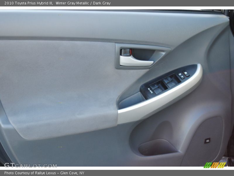 Winter Gray Metallic / Dark Gray 2010 Toyota Prius Hybrid III