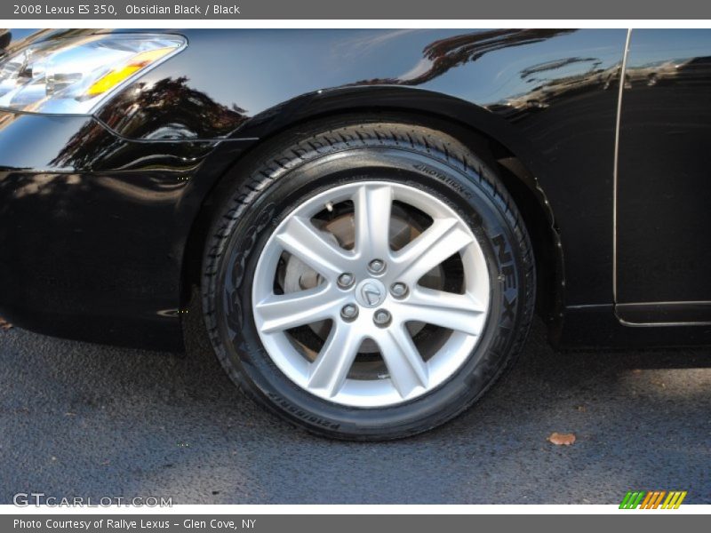 Obsidian Black / Black 2008 Lexus ES 350