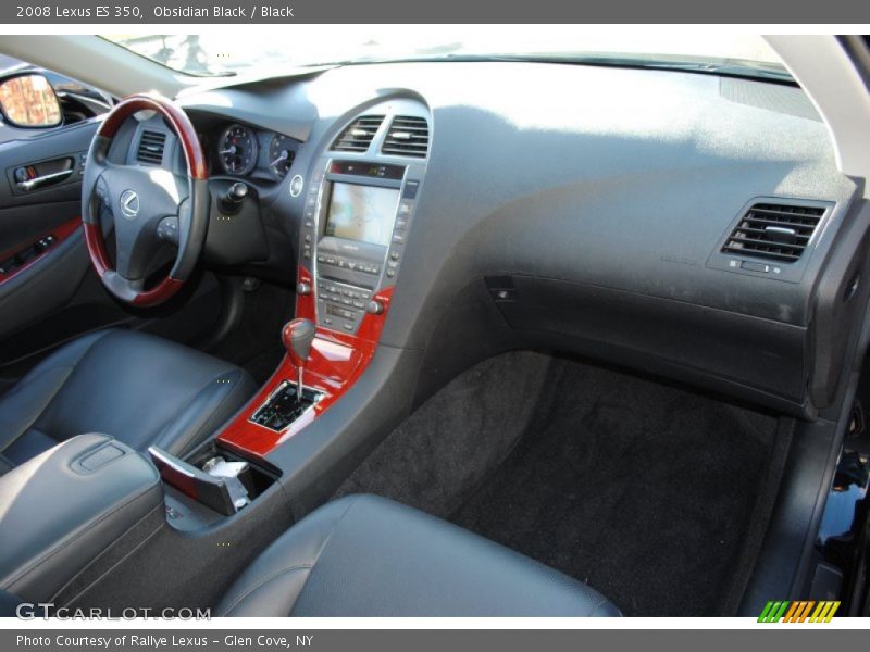 Obsidian Black / Black 2008 Lexus ES 350