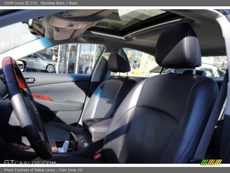 Obsidian Black / Black 2008 Lexus ES 350