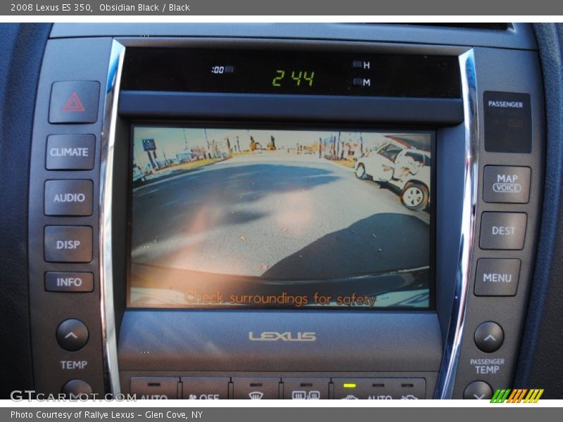 Obsidian Black / Black 2008 Lexus ES 350