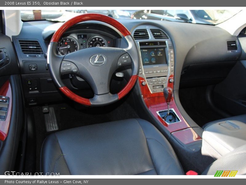 Obsidian Black / Black 2008 Lexus ES 350