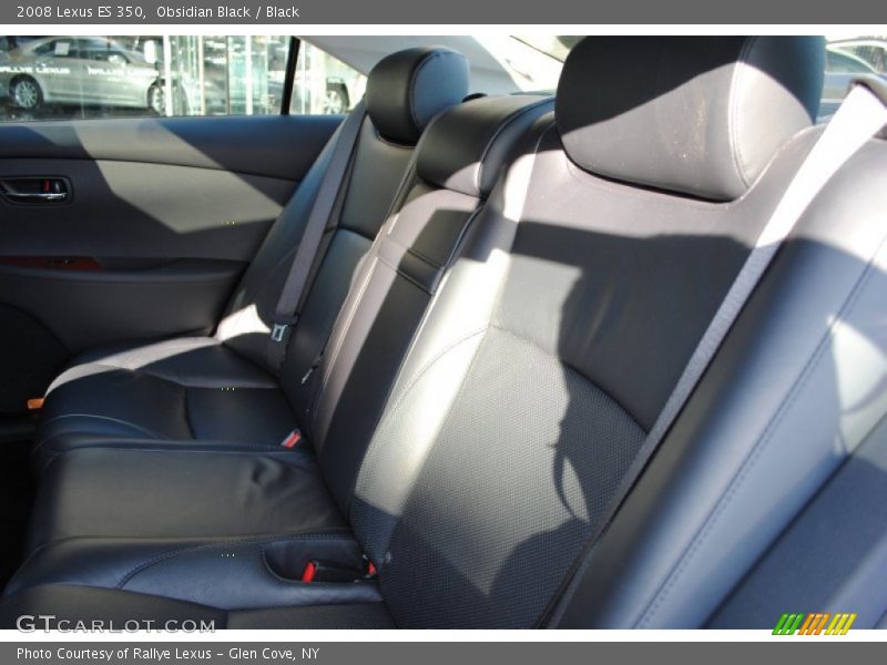 Obsidian Black / Black 2008 Lexus ES 350
