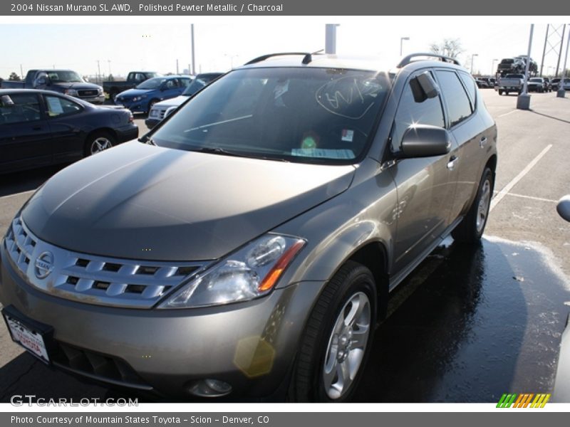 Polished Pewter Metallic / Charcoal 2004 Nissan Murano SL AWD