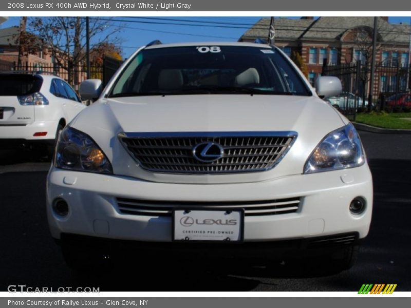 Crystal White / Light Gray 2008 Lexus RX 400h AWD Hybrid