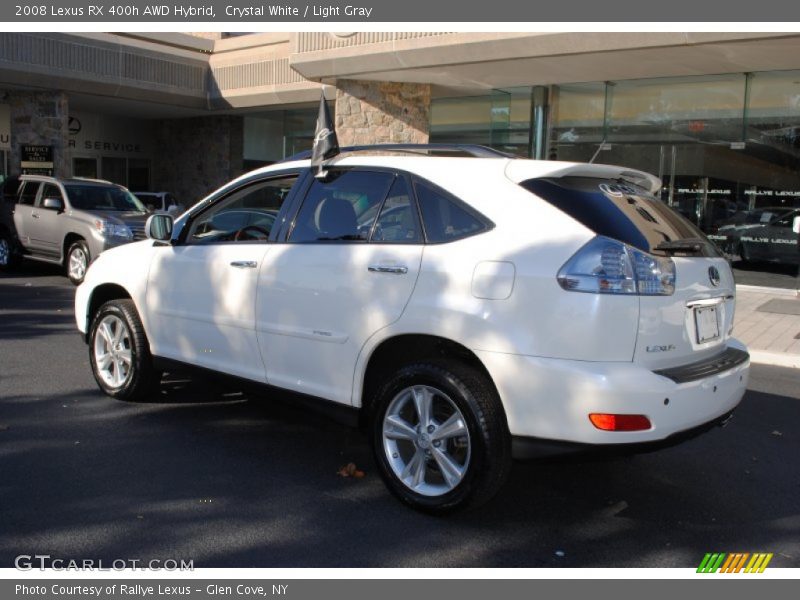 Crystal White / Light Gray 2008 Lexus RX 400h AWD Hybrid