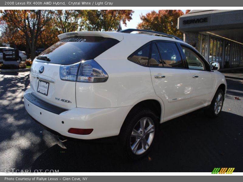 Crystal White / Light Gray 2008 Lexus RX 400h AWD Hybrid