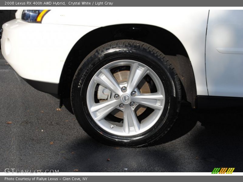 Crystal White / Light Gray 2008 Lexus RX 400h AWD Hybrid