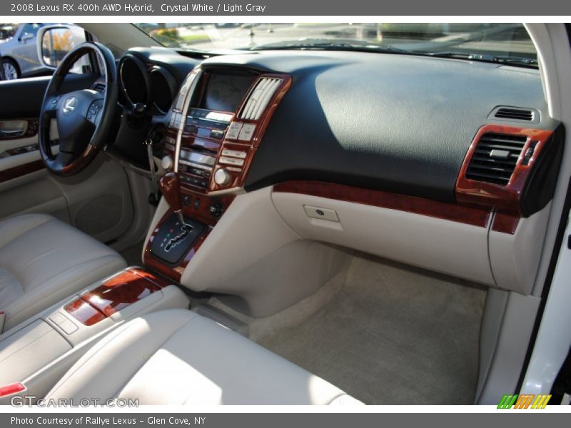 Crystal White / Light Gray 2008 Lexus RX 400h AWD Hybrid
