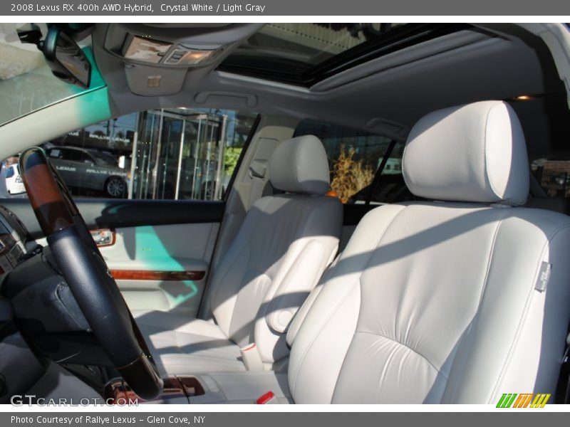 Crystal White / Light Gray 2008 Lexus RX 400h AWD Hybrid