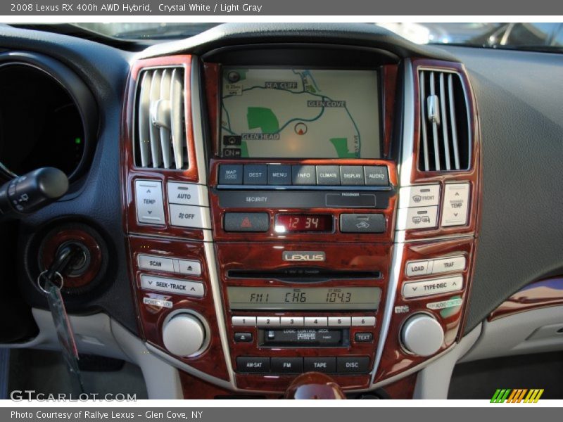 Crystal White / Light Gray 2008 Lexus RX 400h AWD Hybrid