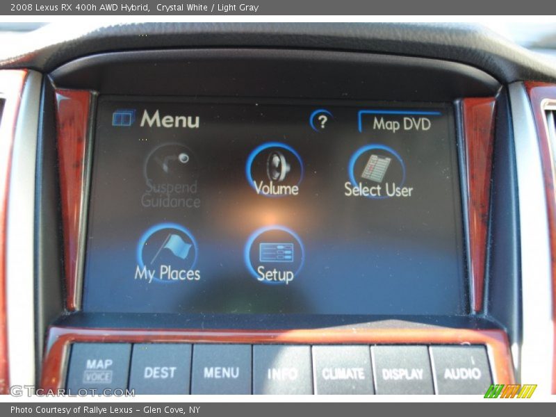 Crystal White / Light Gray 2008 Lexus RX 400h AWD Hybrid