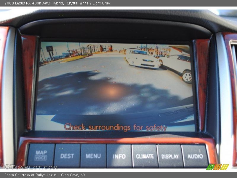Crystal White / Light Gray 2008 Lexus RX 400h AWD Hybrid