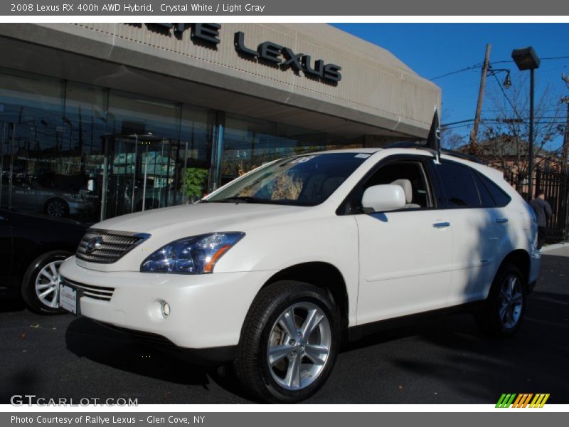 Crystal White / Light Gray 2008 Lexus RX 400h AWD Hybrid