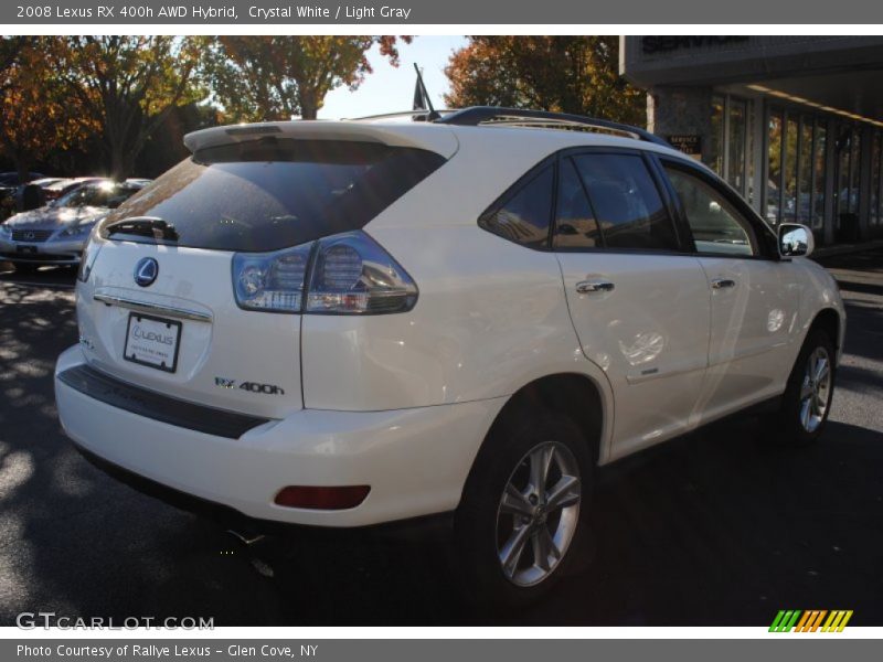 Crystal White / Light Gray 2008 Lexus RX 400h AWD Hybrid