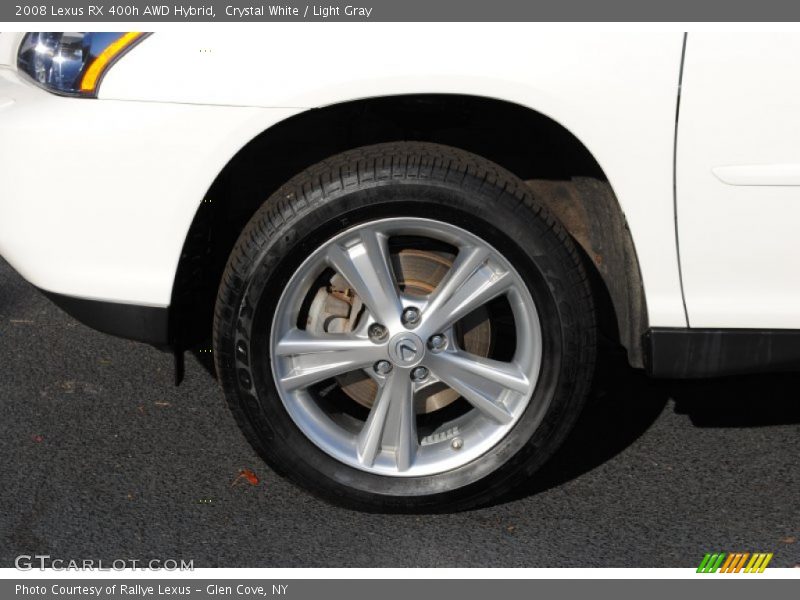 Crystal White / Light Gray 2008 Lexus RX 400h AWD Hybrid