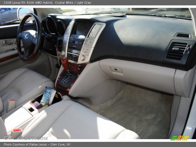 Crystal White / Light Gray 2008 Lexus RX 400h AWD Hybrid