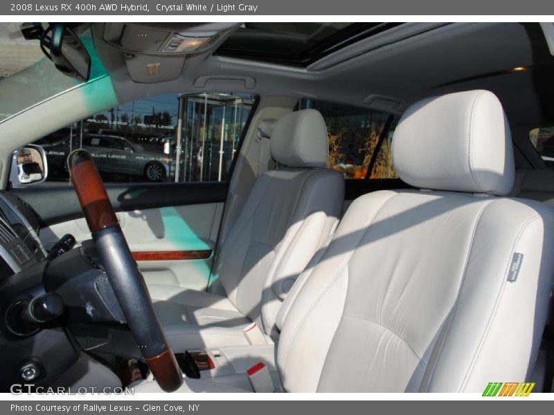 Crystal White / Light Gray 2008 Lexus RX 400h AWD Hybrid