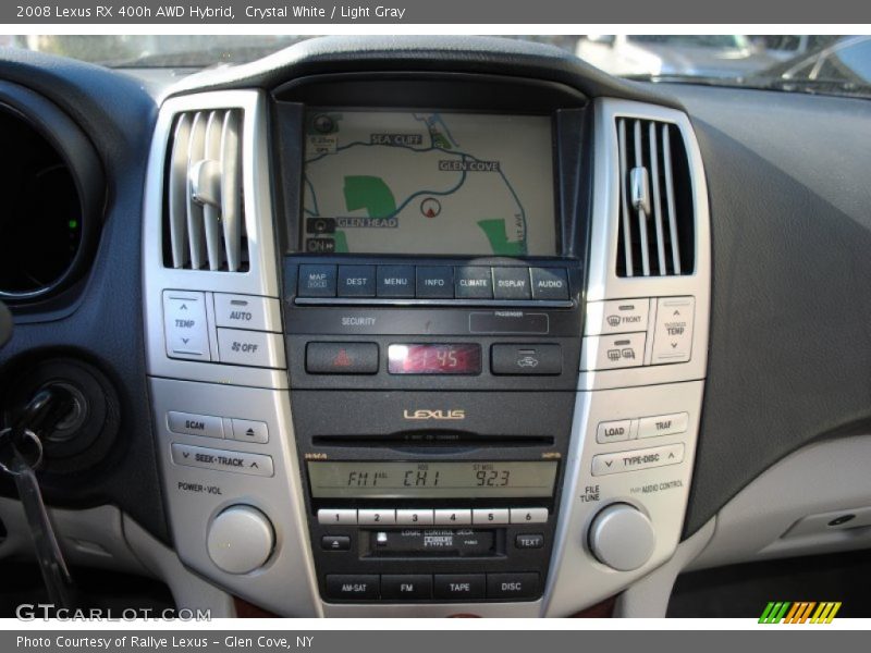 Crystal White / Light Gray 2008 Lexus RX 400h AWD Hybrid
