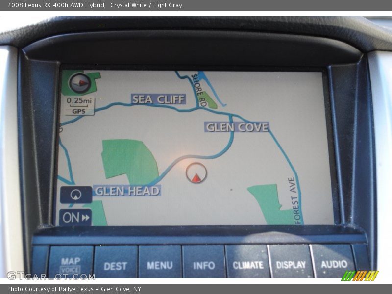 Crystal White / Light Gray 2008 Lexus RX 400h AWD Hybrid