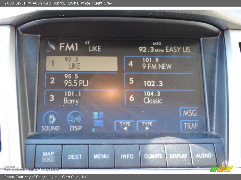 Crystal White / Light Gray 2008 Lexus RX 400h AWD Hybrid